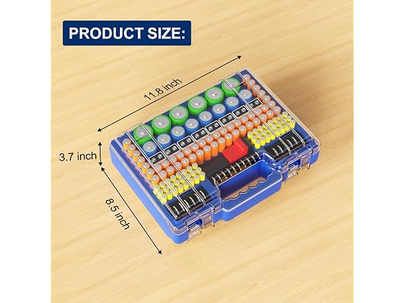Moultsody Battery Organizer w/Tester