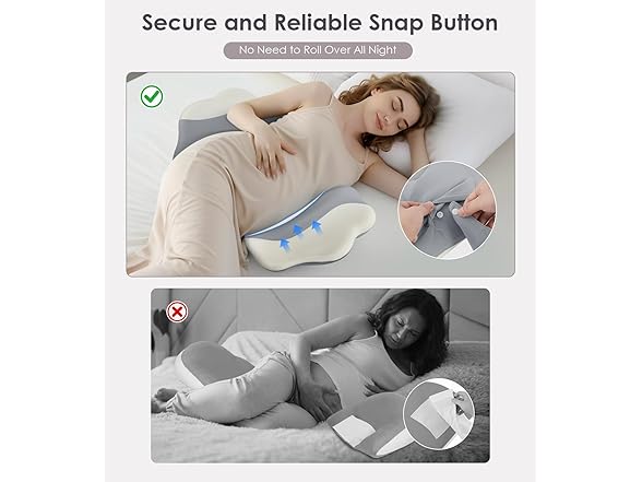 DONAMA Memory Foam Maternity Pillow Support