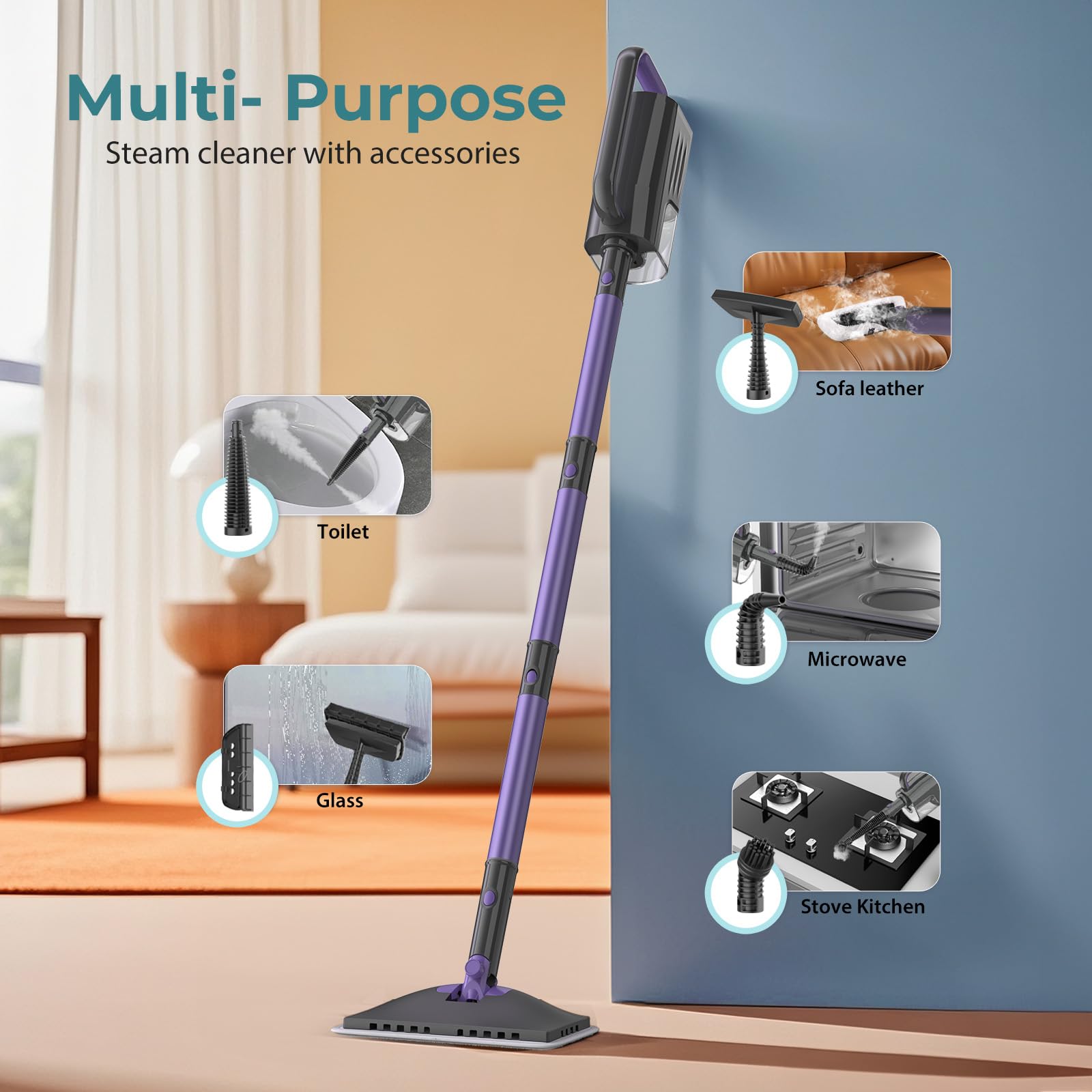 Gatlei 400mL Tank Steam Mop Cleaner - Gallery 12