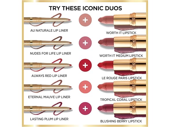 LOreal Colour Riche Lip Liner True Red