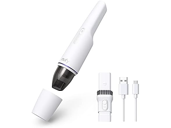 eufy by Anker, HomeVac H11,Cordless Handheld Vacuum Cleaner,Ultra-Lightweight 1.2lbs,5500Pa Suction Power,USB Charging, for Home Cleaning (Open Box)