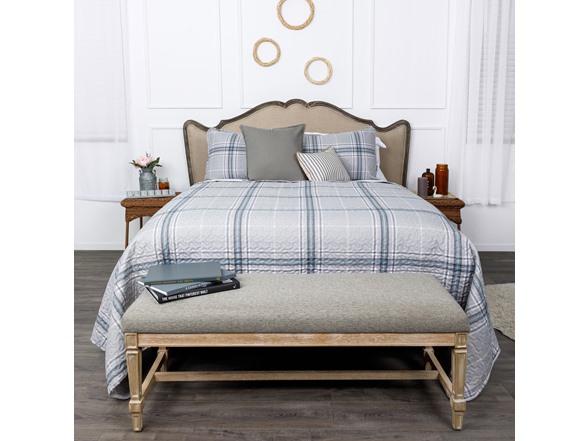Vilano Plaid Quilt Set