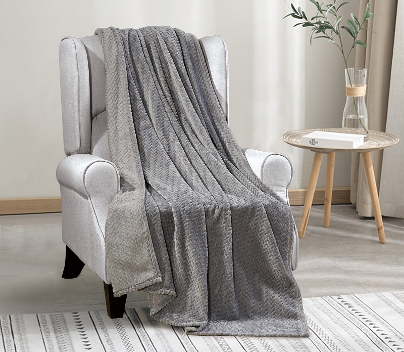 2Pk Printed Throw Blankets 50x60" - Gallery 47