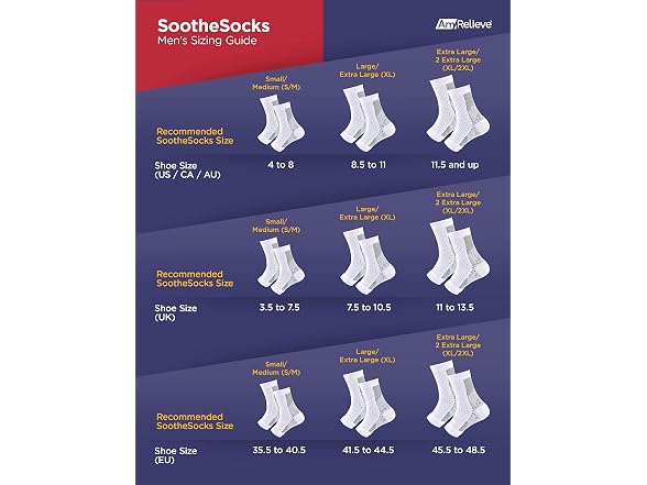 AmRelieve Soothesocks Neuropathy Socks Large