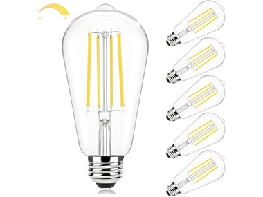 $11.99, Was $19.49, 38% Off! Brightever Edison Light Bulbs 60W Equivalent 6Pk dealfomo