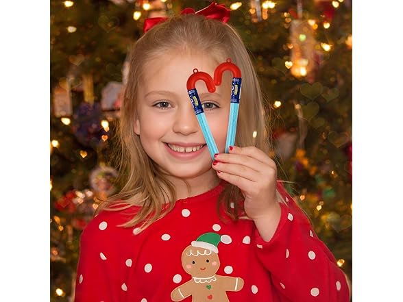12PK Blue Fizzy Candy Cane, Blue Raspberry
