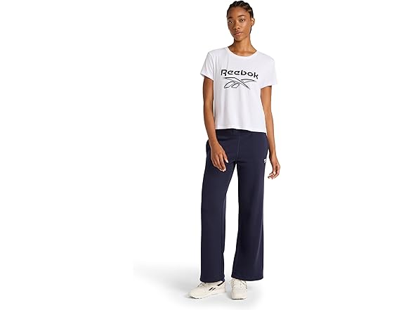 Reebok Womens Wide Leg Sweatpant