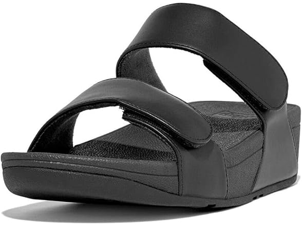 FitFlop Lulu Adjustable Leather Slides