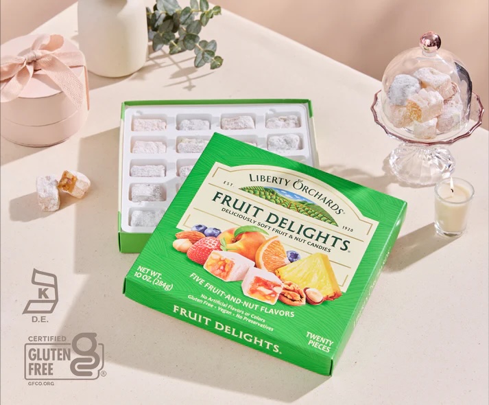 (5 Pack) Liberty Orchard Soft Fruit & Nut Candies Gift Set - Gallery 33