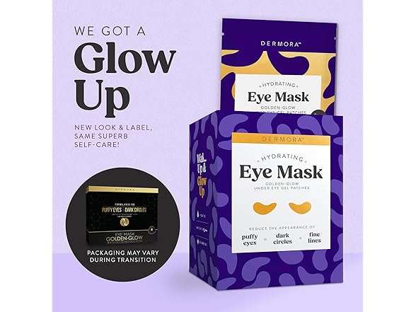 DERMORA Golden Glow Under Eye Patches