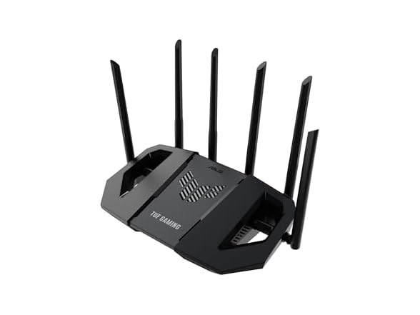 ASUS TUF-BE6500 0 ASUS TUF Gaming BE6500 Wireless Router