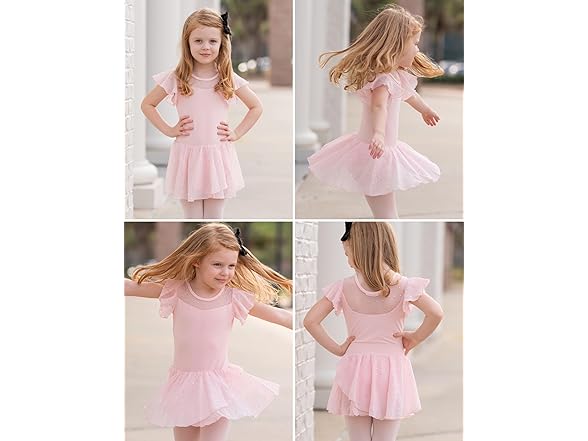 Girls Ballet Ruffle Dress
