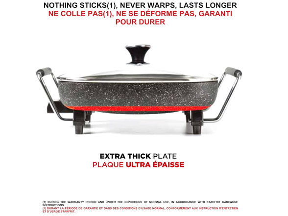 (NEW) StarFrit Heritage The Rock Electric Skillet