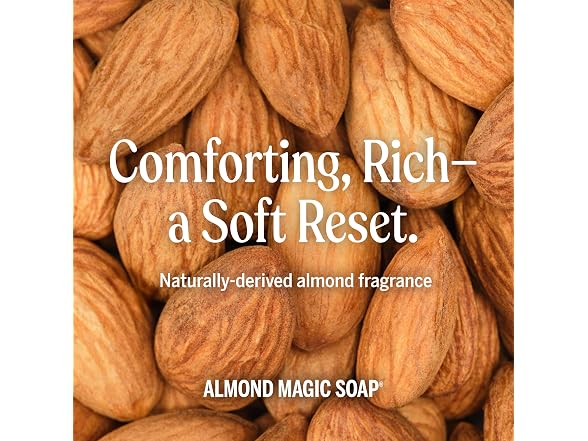 Dr Bronners Almond Pure Castile Soap 1 Gallon