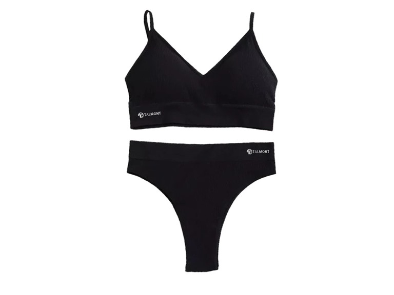 Talmont MQ-TSET-BLK-S/M S/M Talmont Seamless Ribbed Br