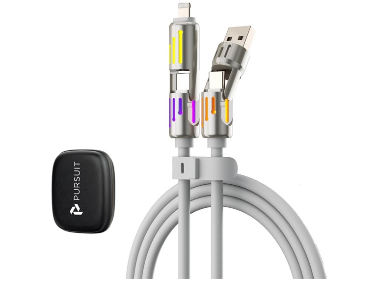 Pursuit CHA1-012-1-3pk Pursuit 240W 4-in-1 Cable (Gra