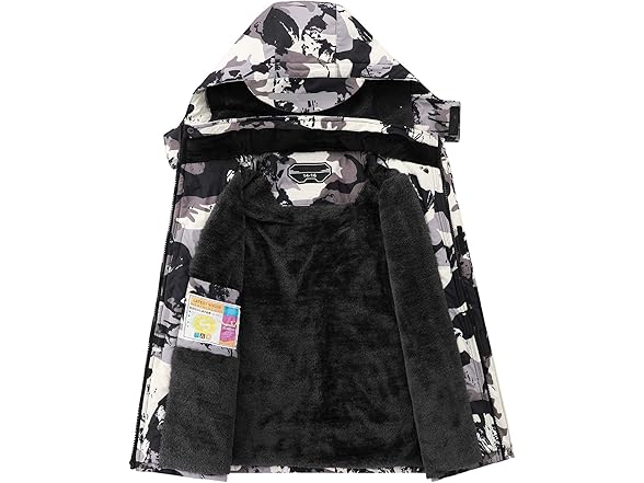 OHSNMAKSL Boy's Waterproof Ski Jacket