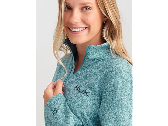 HUK Womens Coldfront+ Quarter Zip