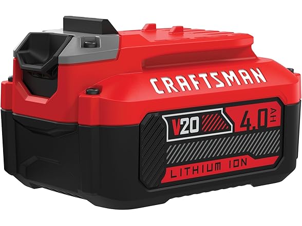 CRAFTSMAN V20 Battery and Charger, 4.0 Ah