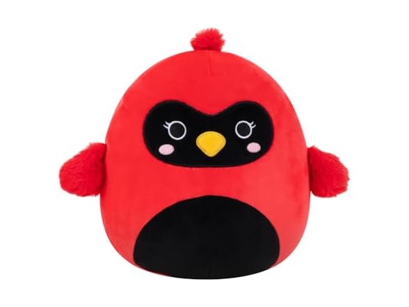 Squishmallows Original 8in Cazlan The Red Cardinal