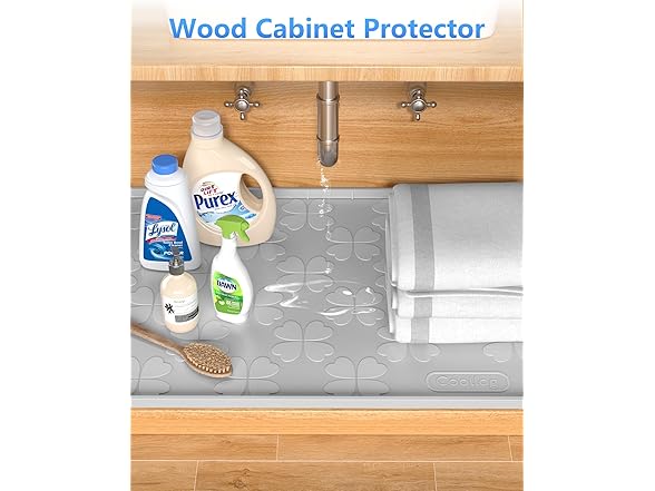 Coollog Waterproof Under Sink Mat