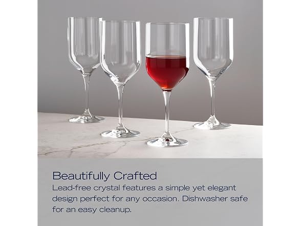 Mikasa Upton Lead-Free Cabernet Red Wine Glasses, Set of 4, 18.5 Ounce - Gallery 5