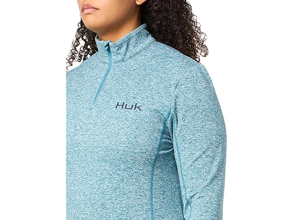 HUK Womens Coldfront+ Quarter Zip