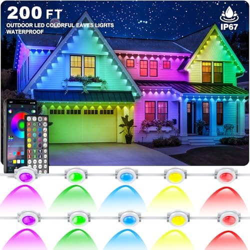 INZIDOL BC799625100014 200FT RGB Eave Light