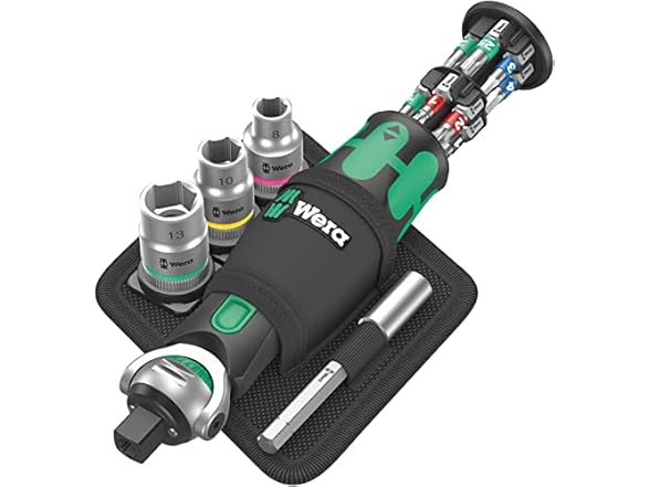 Wera Zyklop Pocket Set 2, Ratchet set, 18 pieces