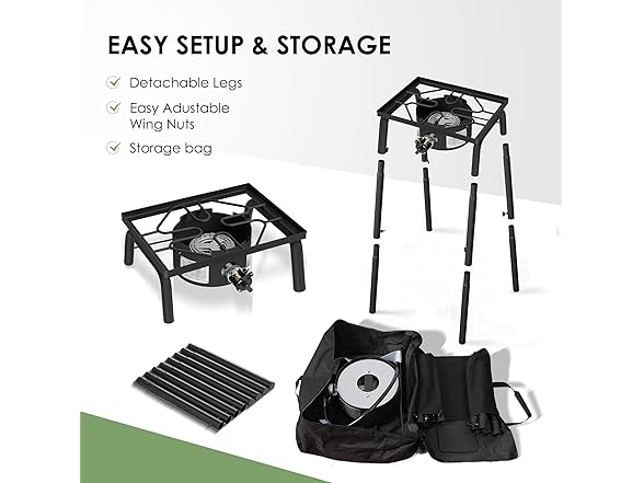 Red Mountain Valley Outdoor Portable Camping Gas Stove