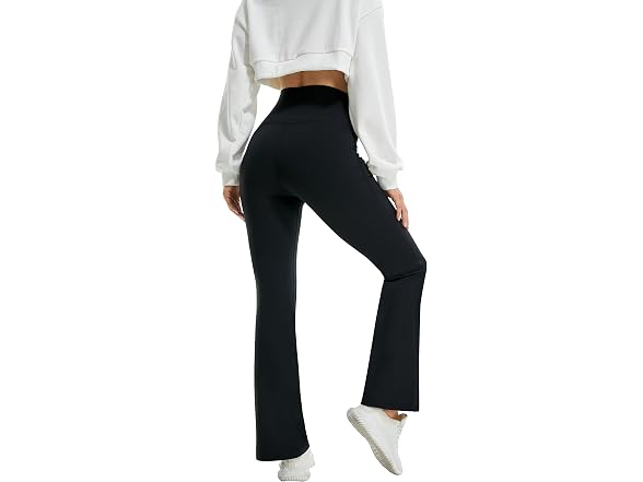 FireSwan Women Flare Leggings Pockets High Pants