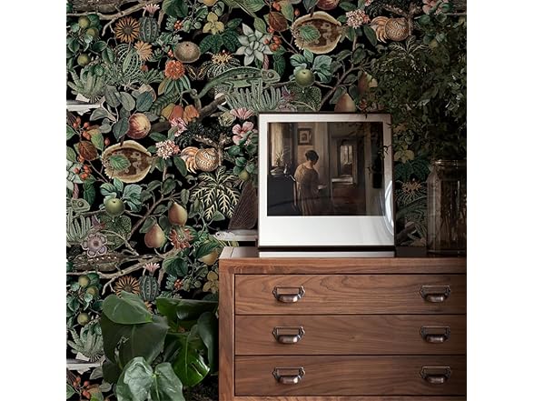 Vintage Floral Peel and Stick Plant Flower