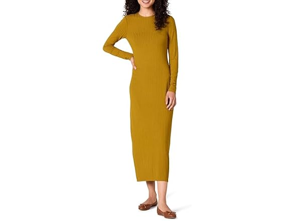 Amazon Essentials Women (S) Wide Rib Open Dress