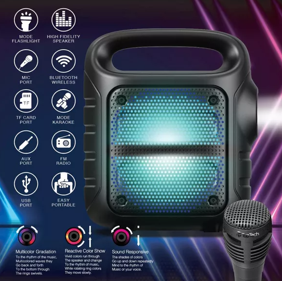 TOPTECH Star-6 Bluetooth Party Speaker - Gallery 4