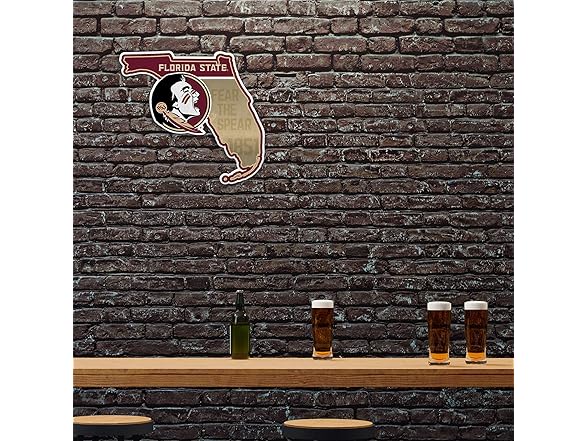 FSU State Shape Cut Pennant