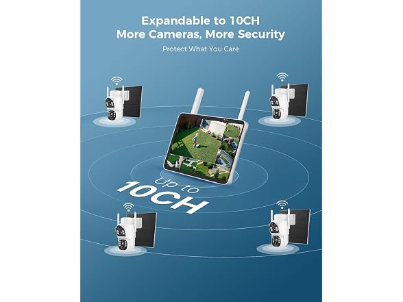 Hiseeu 4MP Solar Security Camera