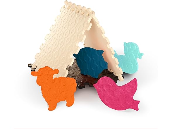 B. toys – Foam Tiles Animal Floor Mat
