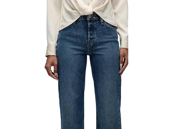 HUDSON Women's Rosie High-Rise Wide Leg Ankle Jean