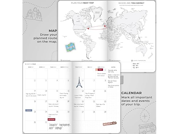 Travel Journal & Trip Organizer