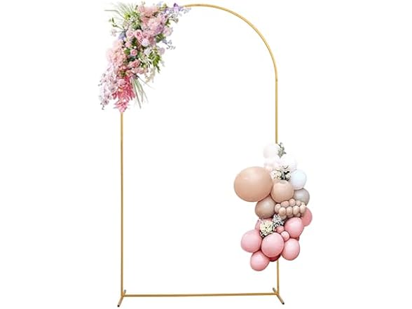 yumiaohe Metal Wedding Balloon Arch