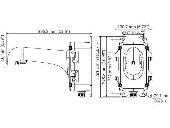 HIKVISION DS-1604ZJ-box Wall mount w/junction box