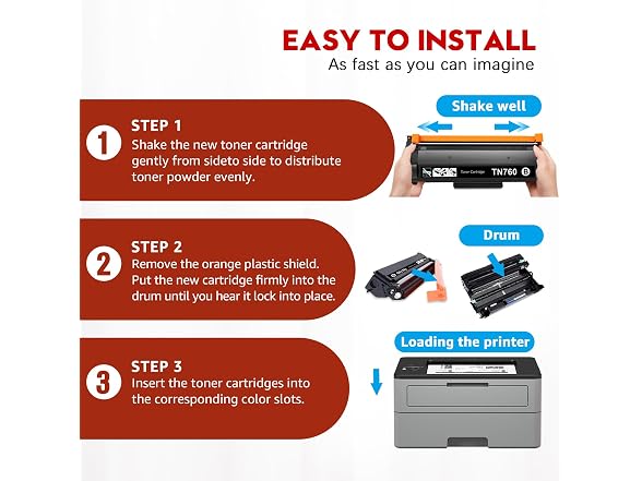 Toner Kingdom TN760 Toner Cart and DR730 Drum