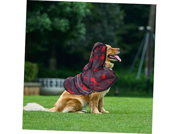 Baluue Portable Dog Raincoat Puppy Rain Coat