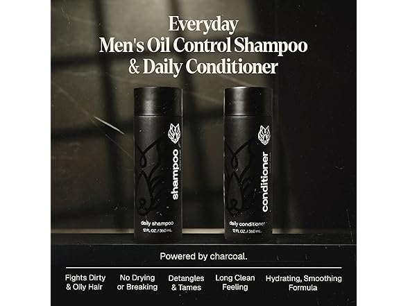 Black Wolf Mens Shampoo & Conditioner