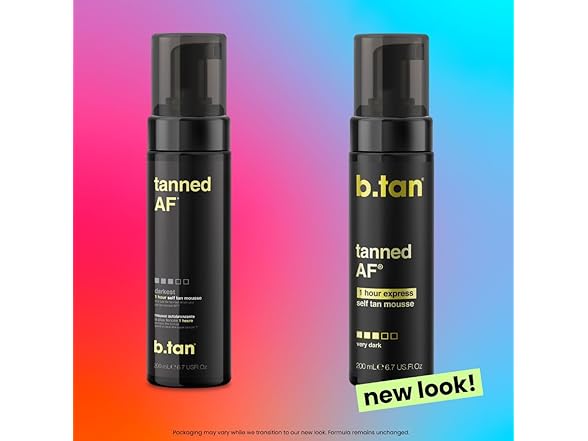 b.tan Dark Self Tanner Mousse