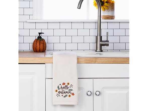 SKL Home Fall/Thanksgiving Autumn Wreath 100% Cotton