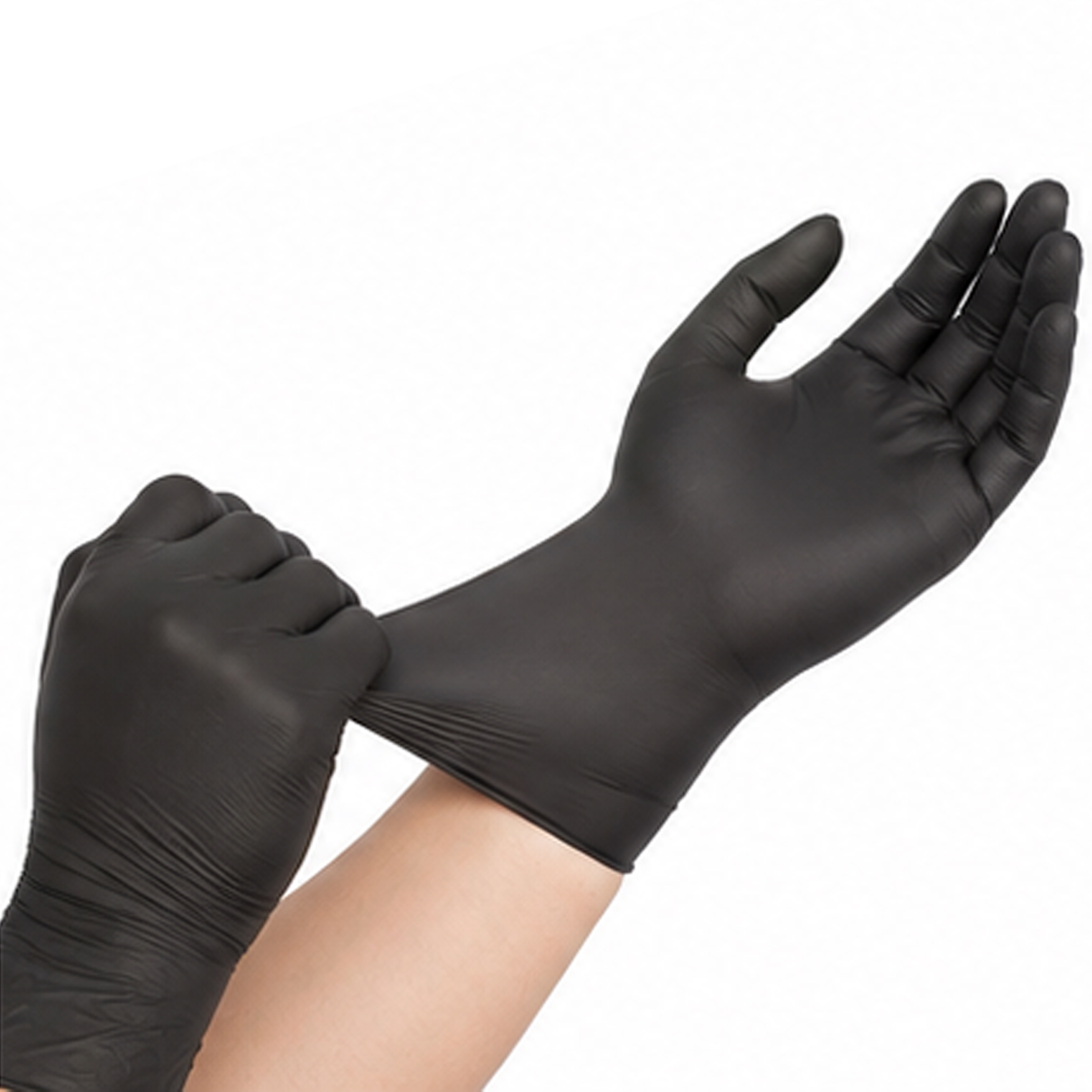 2000ct Black Nitrile Gloves - XS - Gallery 14