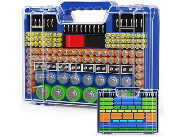 Moultsody Battery Organizer w/Tester