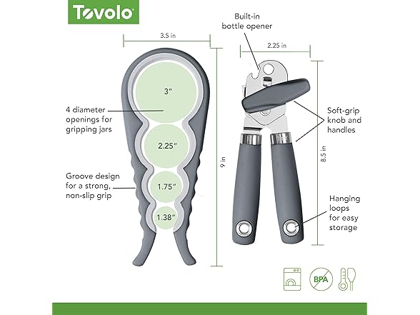 Tovolo Can and Jar Opener Set Manual 