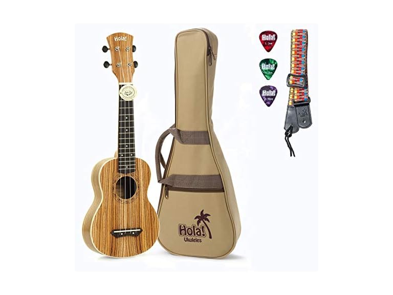 Hola! Music Deluxe Soprano Ukulele Bundle